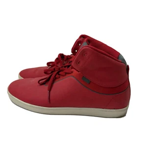 Vans rot Herren Hi Top Schuhe Turnschuhe LXVI Stat leichte Turnschuhe Gr. 11 US - Bild 1 von 7
