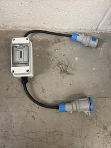 Portable Electricity KWh Meter 16 Amp Marina Boat Caravan Motorhome Hook Up 2.5 - Picture 1 of 4