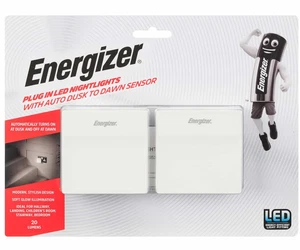 2er Pack Energizer Plug-In LED Nachtlichter mit automatischer Ein- und Ausschaltfunktion - Bild 1 von 1