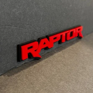 Texto Personalizado Dinosaurio Raptor Acrílico Coche Emblema Insignia Logo Camión 4x4 SUV - Imagen 1 de 9