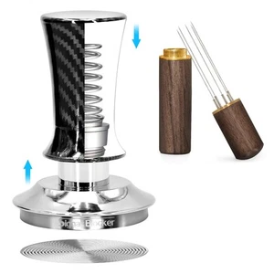51mm Espresso Coffee Tamper for Espresso Machine: Calibrated Spring Loaded & ... - Picture 1 of 7