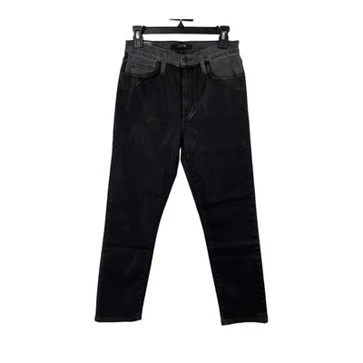 Joe's Jeans high rise straight ankle denim black size 28  - Image 1 of 4