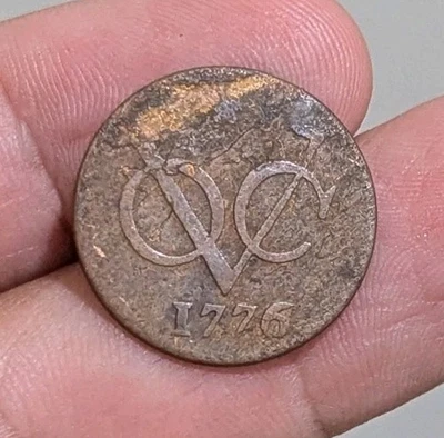 1776 Netherlands VOC Duit New York Penny West Frisia Independence DATE Coin_Z188 - Image 1 of 4