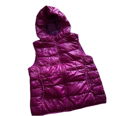 Женский пуховик Uniqlo ультралегкий с капюшоном на молнии компактный размер Jp Large - Изображение 1 из 4