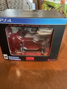 Doom Anthology PS4/PS5 Steelbook W/ BFG Stand And LED. PS5 Upgrade Available.new - Picture 1 of 13
