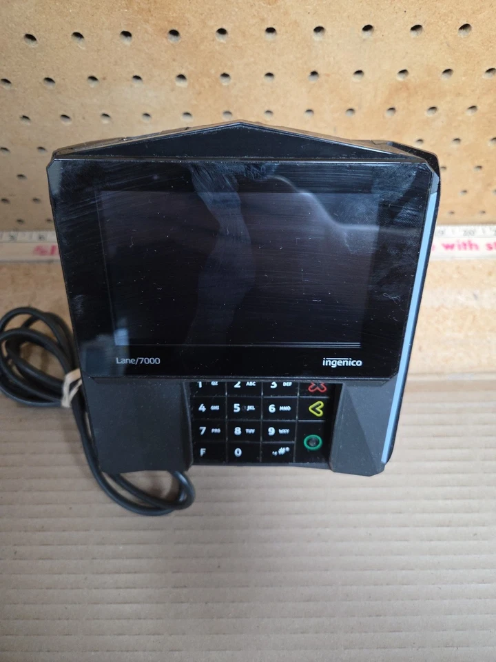 Ingenico Lane 7000 POS Payment Terminal Card Reader EMV NFC **READ DESCRIPTION** - Image 1 of 4