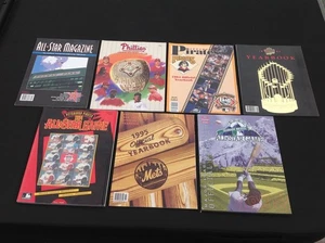 LOT of 7: BASEBALL OFFICIAL PROGRAMS - YEARBOOKS - ALL STAR GAME - EVENT LINEUPS - Picture 1 of 24