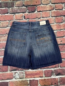 Vintage Ecko Unltd Denim Shorts Baggy Fit Skater Y2K Wide Leg Jorts Men’s 36 - Picture 1 of 13