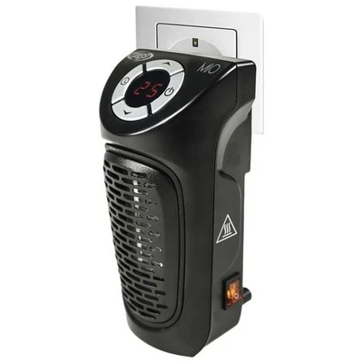 Argoclima MIO stufetta elettrica Interno Nero 350 W Riscaldatore ambiente elettr - Immagine 1 di 4