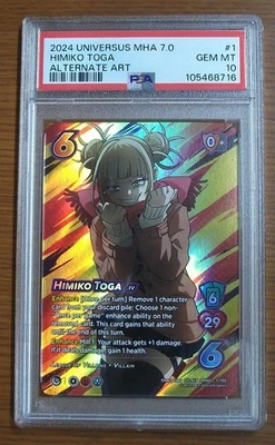 Gem Mint PSA 10 Himiko Toga Alt Art MHA07 Girl Power Universus My Hero Academia - Image 1 of 2