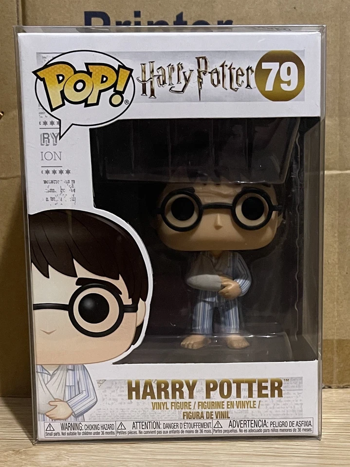 Harry Potter - Harry Potter en pijama Pop! Figura Vinilo #79 + Protector Foto 1 de 4