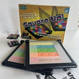 Square Up! COMPLETE Mindware 2007 Tile Strategy Puzzle Race - Picture 1 of 7