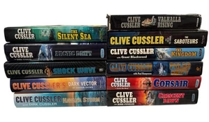 Clive Cussler Hardcover Bücher gemischte Serien Posten von 11 (Dirk Pitt, Fargo usw.) - Bild 1 von 7