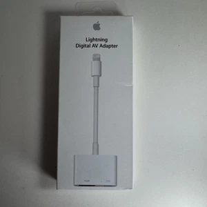 Apple Lightning Digital AV Adapter HDMI To iPhone iPad MD826AM/A-Genuine - Picture 1 of 6