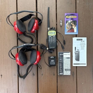 Uniden Sportcat 180 Scanner With 2 Racing Electronics RT-24 Headsets & Splitter - Zdjęcie 1 z 13