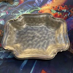 WMF-IKORA 11,5x9” Bandeja para servir Plato plateado Remolino Alemania - Imagen 1 de 7