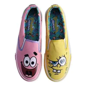 Zapatillas sin cordones Nickelodeon Bob Esponja para mujer Ground Up Patrick talla 8,5 - Imagen 1 de 5