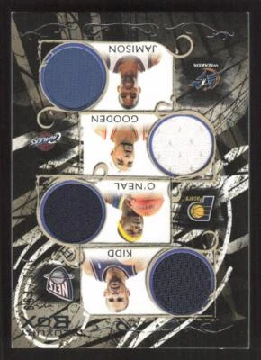 Caja de lujo Topps 2006 Jason Kidd Jermaine O'Neal Gooden Jamison reliquias quad/199 Foto 1 de 2
