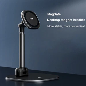 Desktop Stand Desk Magnetic Phone Holder Selfie Stick Mount For iPhone 14 13 12 - Picture 1 of 10