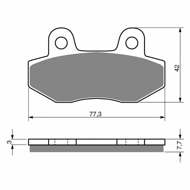 Pastillas De Freno Traseras Para Hyosung GT250R (2006-2014) - Celox, Número HU7995MP167LR