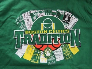 Hardwood Classics BOSTON CELTICS TRADITION (LG) T-Shirt w/ Tags - Picture 1 of 4
