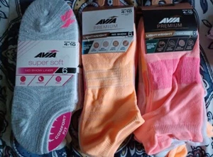 Lot Of 3 Avia Lightweight No show Liner Low Cut Socks 18 Pairs - Picture 1 of 2