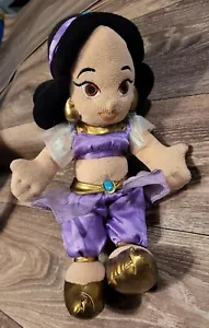 Disney Store Princess JASMINE Plush Doll 12" Aladdin Baby Princesses - Picture 1 of 12