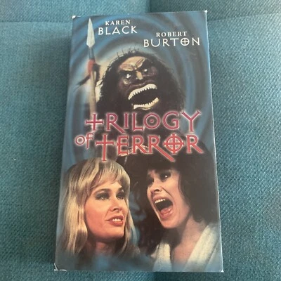 “Trilogy of Terror “VHS Rare Cult fave Karen Black, Horror Movie- Not Rated - Image 1 of 3