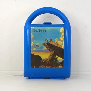 Vintage Lion King Aladdin Blue Lunchbox No Thermos - Picture 1 of 10