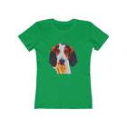 Treeing Walker Coonhound - -  Women's Slim Fit Ringspun Cotton T-Shirt