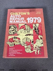 Manual de reparación de automóviles Chilton 6731 1979 (1972-79) vintage tapa dura manual reparación - Imagen 1 de 7
