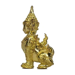 Phaya Purisat Great Powers's Thao Wessuwan Massima Protezione Thai Amuleto Oro - Foto 1 di 7