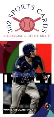 2023 Topps #WBC-38 Vinnie Pasquantino World Baseball Classic Stars Blue - Image 1 of 2