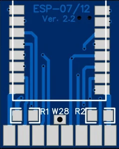 3 X PCB Breakout Board ESP07/12 /ESP32-C Vertikal/Vertical WS2812 WIFI Modul(e) - Bild 1 von 5