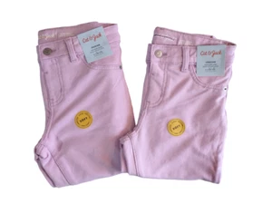 girls cat & jack large (10-12) pink jeggings pair - Picture 1 of 10