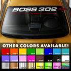 BOSS 302 FORD MUSTANG USA Premium Windshield Banner Vinyl Decal Sticker 40x3.5"