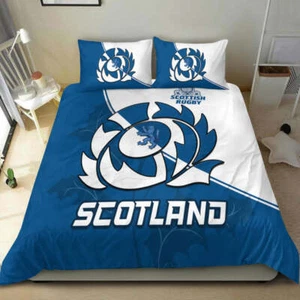 Scotland Rugby duvet cover Scottish Coat Of Arms Mix Thistle Newest Version - Bild 1 von 7