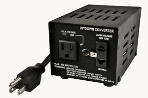 VCT VT-500J - Japanese Step Up/Down Voltage Transformer Converts Japan 100 Volts - Picture 1 of 3