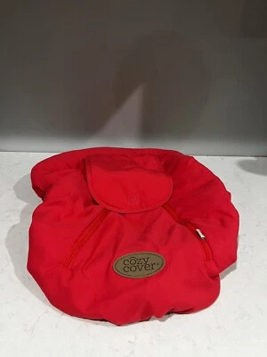 Cozy Cover Infant Car Seat Cover -- EUC -- Pink -- Fleece - Image 1 of 4