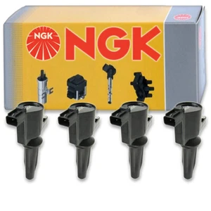 4 pc NGK Ignition Coils for 2010-2019 Ford Fusion 2.0L 2.5L L4 Spark Plug pt - Picture 1 of 5