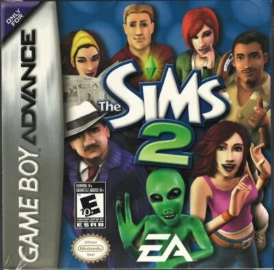 Sims 2 GBA (Brand New Factory Sealed US Version) Game Boy Advance - Image 1 of 2