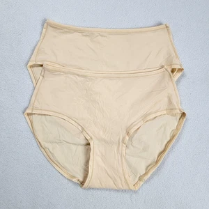Mutandine slip hipster Quince seconda pelle donna beige medio confezione da 2 traspiranti - Foto 1 di 7