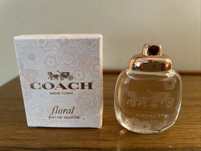 COACH New York FLORAL Eau De Parfum 0.15 OZ 4.5 ml MINI SPLASH Nuevo en Caja Foto 1 de 4
