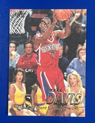Baloncesto Fleer 1997-98 Mark Davis Philadelphia 76ers #87 Foto 1 de 2