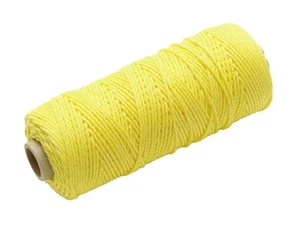 Faithfull Tali Bata Nilon Hi-Vis Kuning 100m (330ft) - Picture 1 of 3