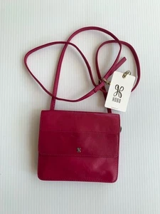 HOBO Jill Geldbörse Umhängetasche Fuchsia Rosa Leder Neu mit Etikett - Bild 1 von 7