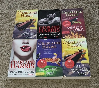 Charlaine Harris True Blood Sookie Stackhouse - Lot of 6 Paperback Books Foto 1 de 4