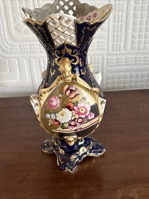 Beautiful Antique Georgian/ Early Victorian Hand Painted Vase - Image 1 of 4