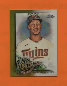 2022 Topps Allen & Ginter Chrome Gold Refractor #67 Byron Buxton 01/50 - Foto 1 di 2