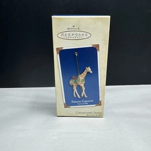 Hallmark 2005 Keepsake Ornament Carousel Ride Proud Giraffe Series #2 in scatola - Foto 1 di 5
